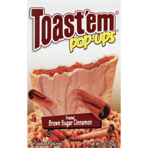 Breakfast Bars & Pastries Toast Em Toaster Pastries, Brown Sugar Cinnamon, Frosted hero