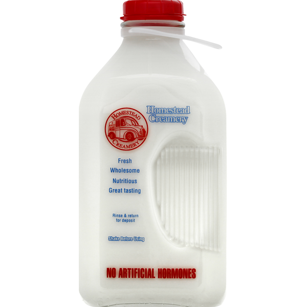 Milk Homestead Creamery Milk, Homogenized, Whole hero