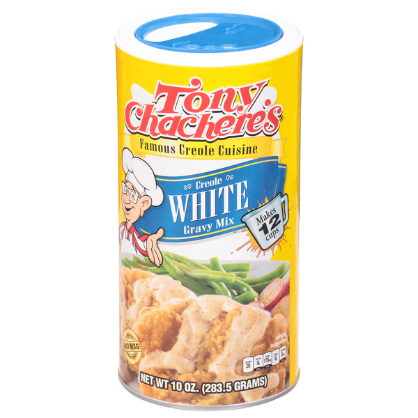 Spices & Seasonings Tony Chachere's Gravy Mix, White, Creole hero