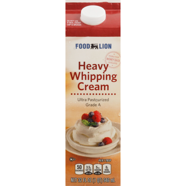 Cream Food Lion Heavy Whipping Cream hero