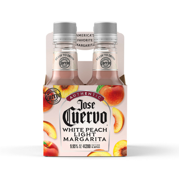 Tequila Jose Cuervo Authentic Margarita White Peach Light Cocktail hero