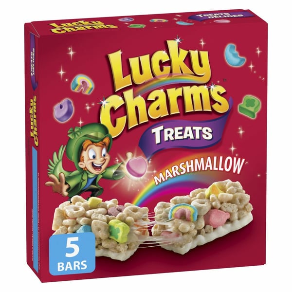 Candy & Chocolate Lucky Charms Marshmallow Treats Bars hero