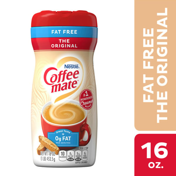 Cream Coffee mate Fat Free The Original Powder Coffee Creamer hero