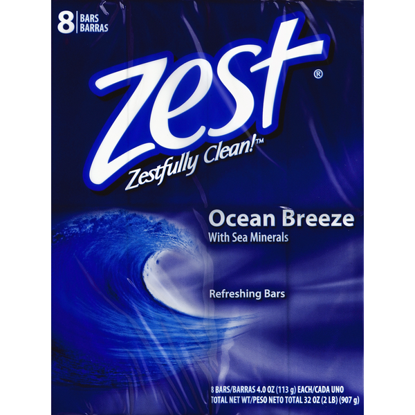 Body Lotions & Soap Zest Refreshing Bars, Ocean Breeze hero