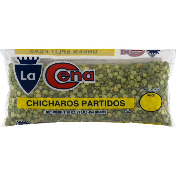 Dried Fruits & Vegetables La Cena Green Split Peas hero