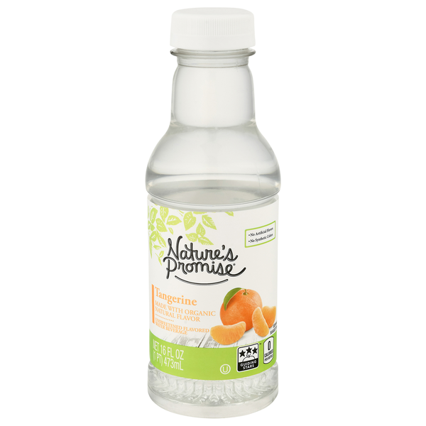 Water, Seltzer & Sparkling Water Nature's Promise Water Beverage, Tangerine, Unsweetened hero