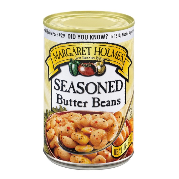 Canned Meals & Beans Margaret Holmes Seasoned Butter Beans hero