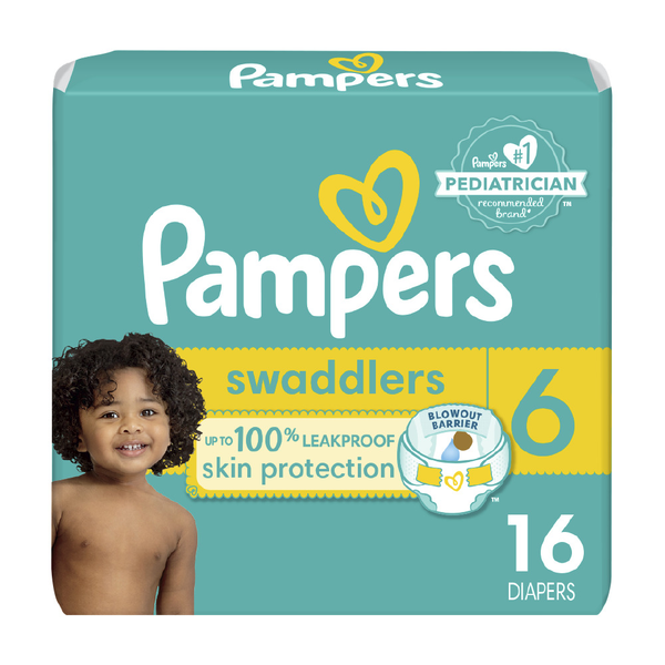 Diapers & Wipes Pampers Swaddlers Jumbo Diapers hero