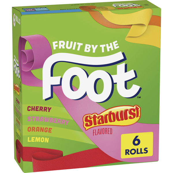 Candy & Chocolate Fruit by the Foot Flavored Snacks, Starburst, Variety Pack hero