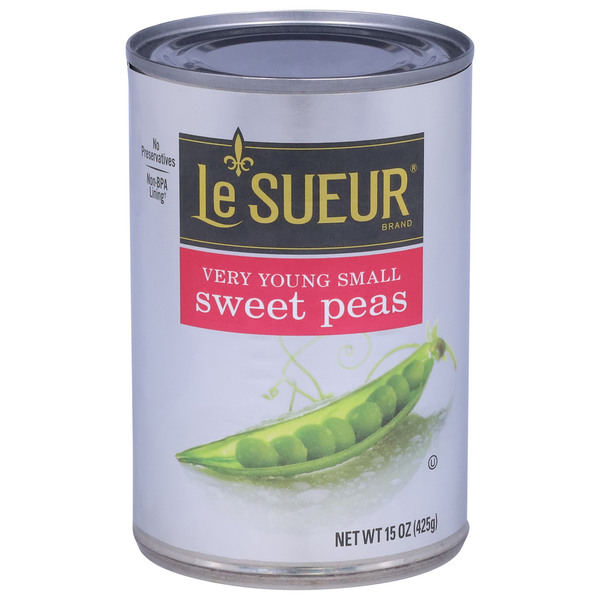 Canned & Jarred Vegetables Le Sueur Sweet Peas, Very Young, Small hero