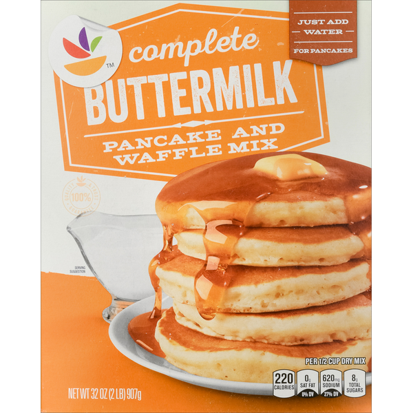 Breakfast Bakery Store Brand Pancake and Waffle Mix, Buttermilk, Complete hero