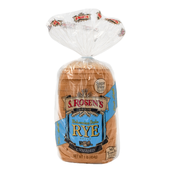 Bread S. Rosen's Bread, Bohemian Style, Rye, Unseeded, Deli Style hero