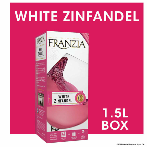 Rosés Franzia White Zinfandel Pink Wine hero