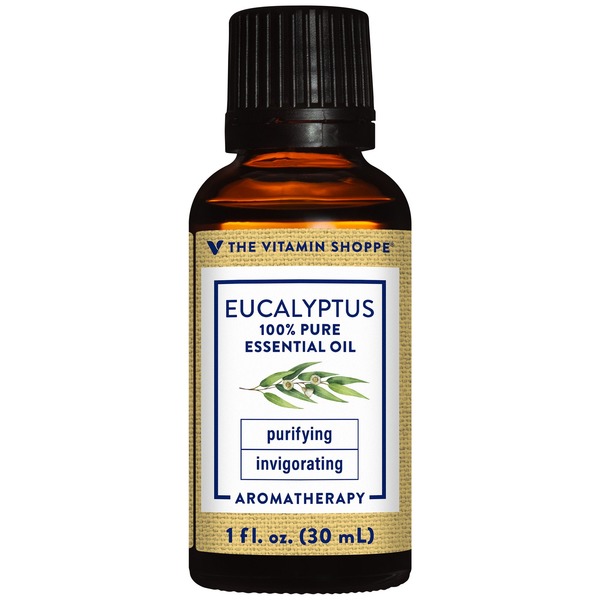 Aromatherapy The Vitamin Shoppe Eucalyptus 100% Pure Essential Oil - Aromatherapy (1 Fluid Ounce) hero