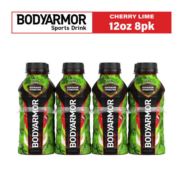 Energy & Sports Drinks BODYARMOR SuperDrink Cherry Lime Electrolyte Sports Hydration Drinks hero