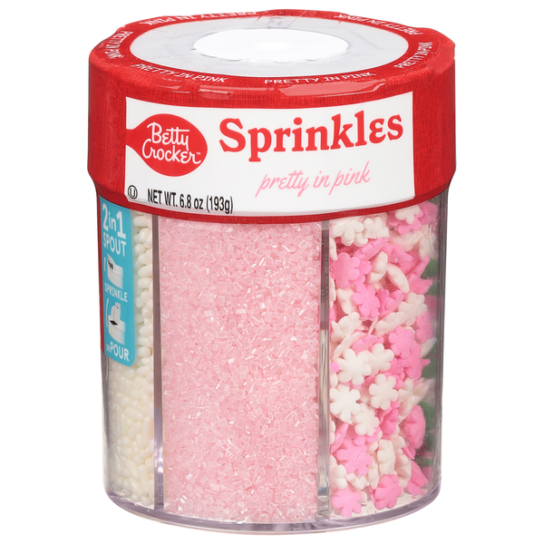 Baking Supplies & Decor Betty Crocker Sprinkles, Pretty in Pink hero