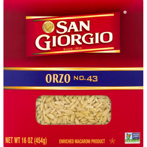 Dry Pasta San Giorgio Orzo, No. 43 hero