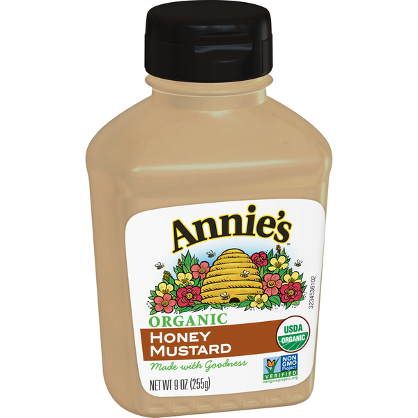 Condiments Annie's Certified Organic Honey Mustard hero