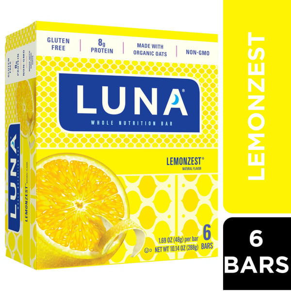 Protein, Energy & Granola Bars Luna Lemon Zest hero