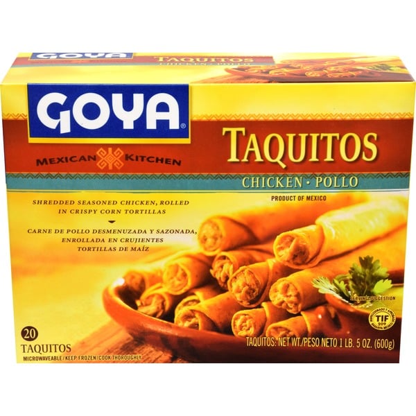 Frozen Appetizers & Sides Goya Chicken Taquitos 20 Count hero