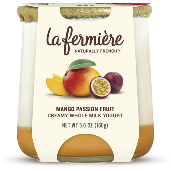 Yogurt La Fermière Yogurt Mango Passion Fruit, Whole Milk hero