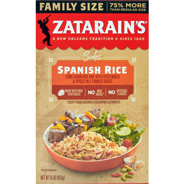 Grains, Rice & Dried Goods Zatarain's Spanish Rice hero