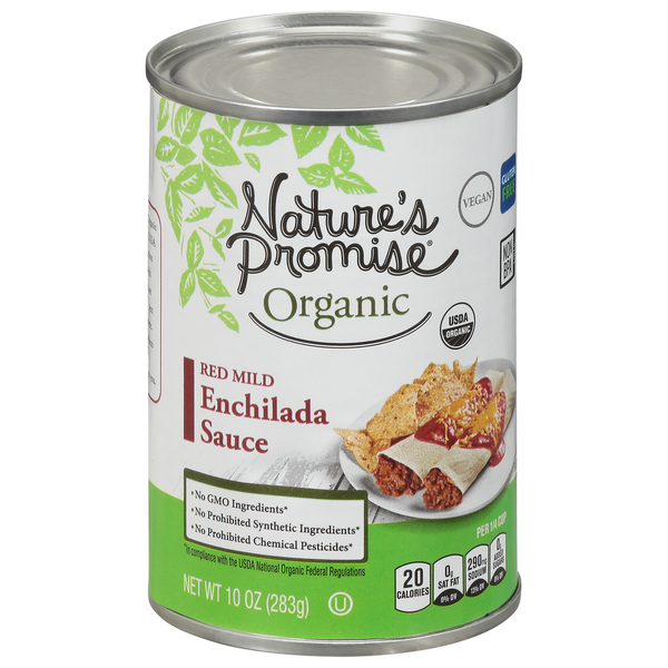 Nature's Promise Enchilada Sauce, Red Mild hero