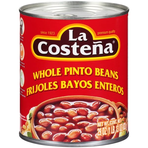 Canned Meals & Beans La Costeña Whole Pinto Beans hero