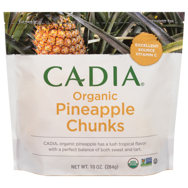 Fresh Fruits CADIA Pineapple Chunks, Organic hero