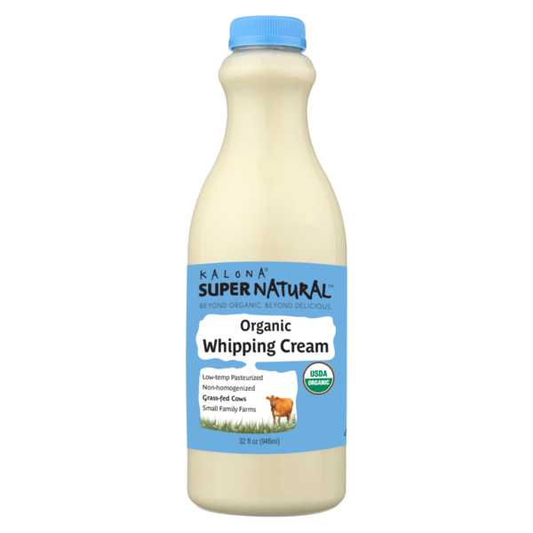 Cream Kalona SuperNatural Organic, Whipping Cream, Grass-fed Cows hero