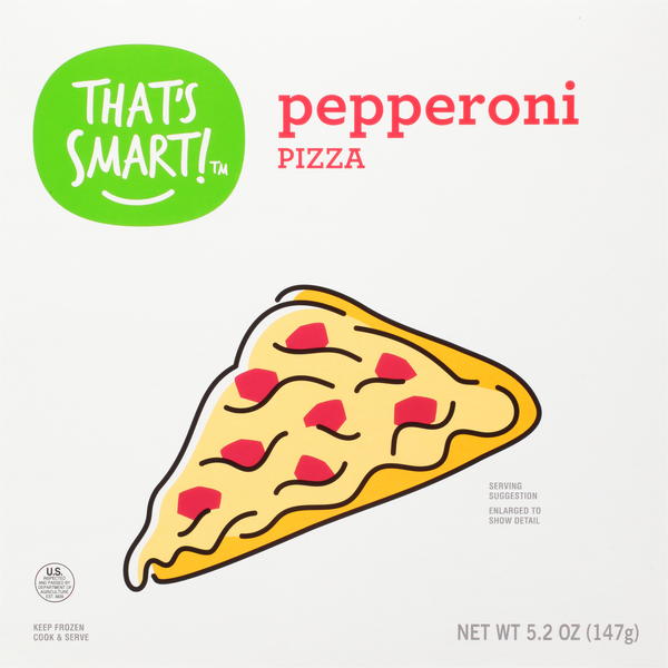 Frozen Pizza That's Smart! Pizza, Pepperoni hero