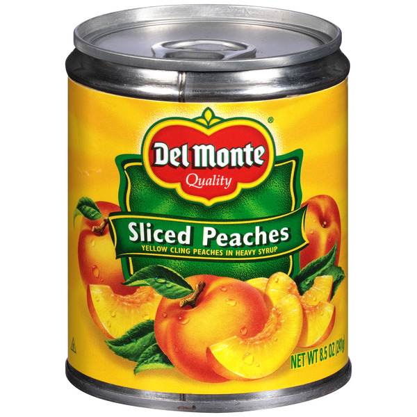 Canned/Pouch Fruit & Applesauce Del Monte Peaches, Sliced hero