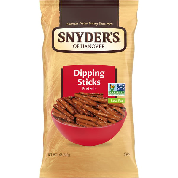 Chips & Pretzels Snyder's of Hanover Pretzels Dipping Sticks hero