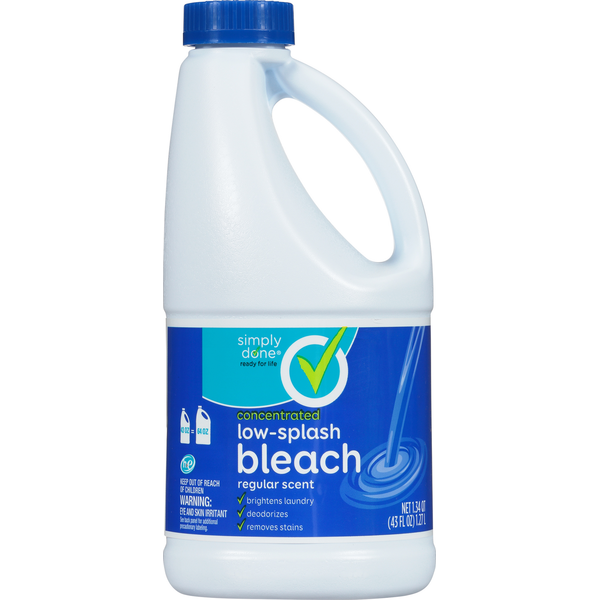 Cleaning Products Simply Done Bleach, Low-Splash, Concentrated, Regular Scent hero