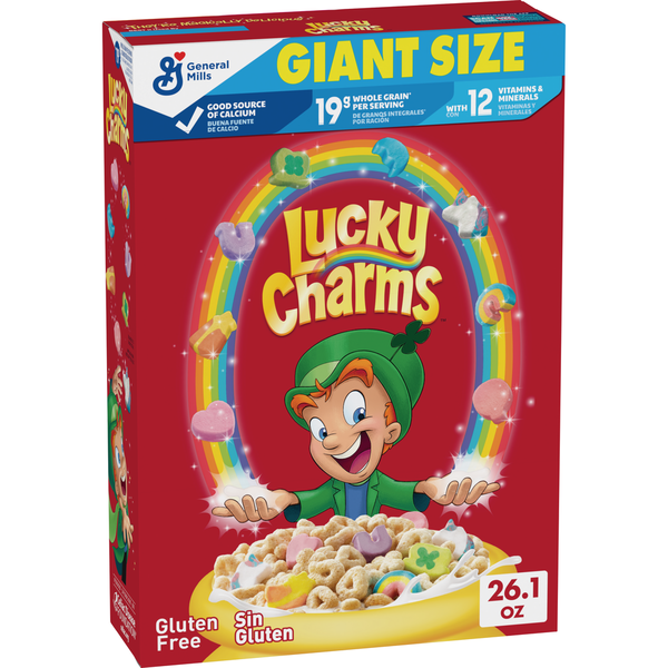 Cereal Lucky Charms Gluten Free Breakfast Cereal with Marshmallows hero