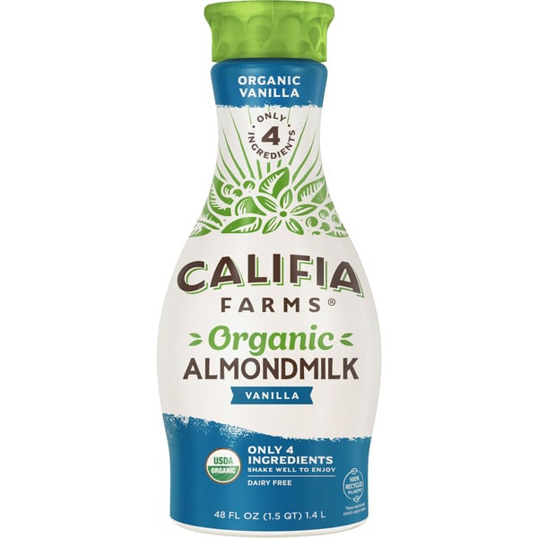 Califia Farms Organic Vanilla Almond Milk hero