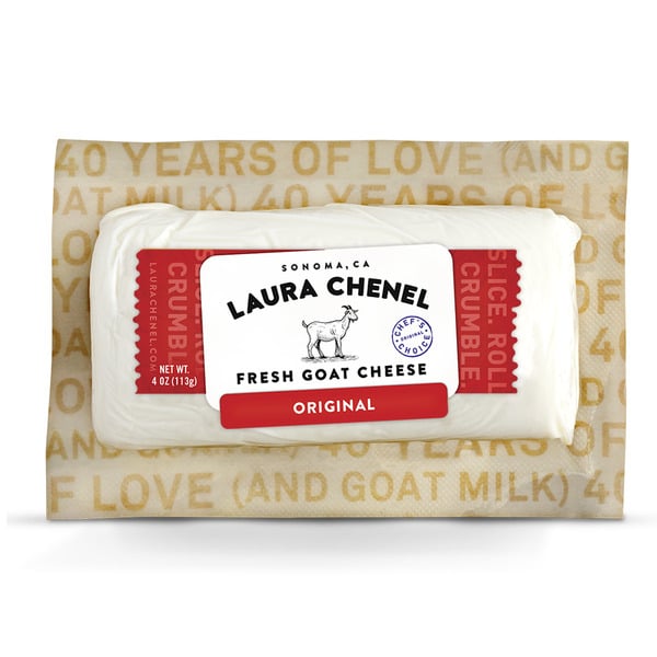 Specialty Cheese Laura Chenel Original Fresh Goat Cheese Log hero