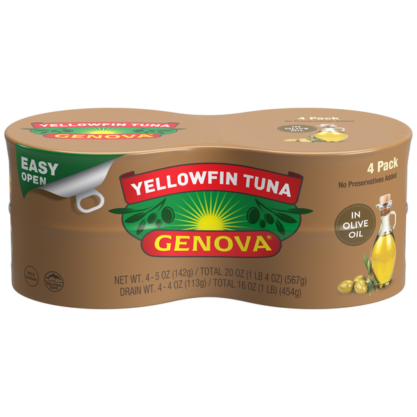 Canned Meat & Seafood Genova Yellowfin Tuna hero