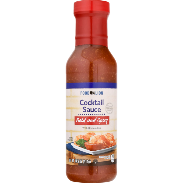 Condiments Food Lion Cocktail Sauce with Horseradish, Bold & Spicy hero