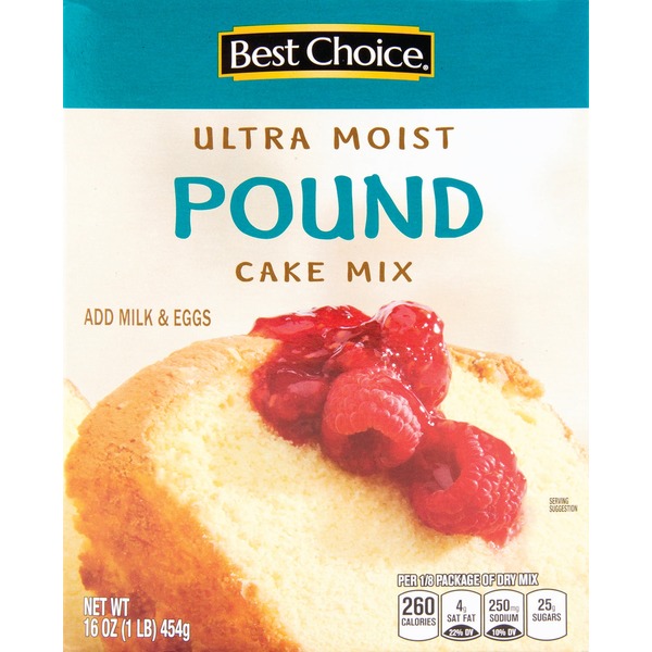 Doughs, Gelatins & Bake Mixes Best Choice Pound Cake Mix hero