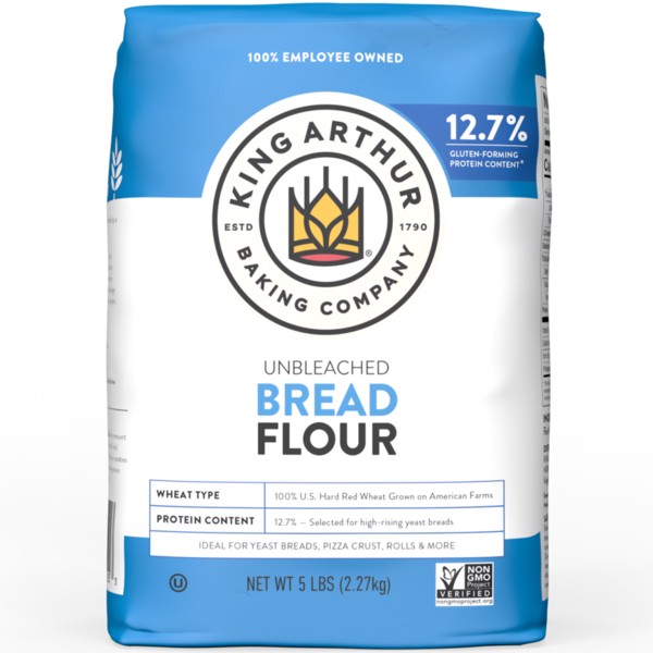 Baking Ingredients King Arthur Baking Company Unbleached Bread Flour, Non-GMO Project Verified, Kosher, No Preservatives hero