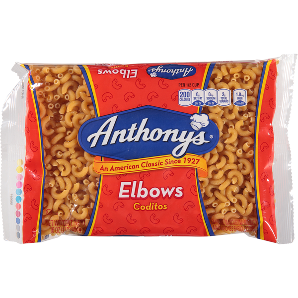 Dry Pasta Anthony's Elbows hero