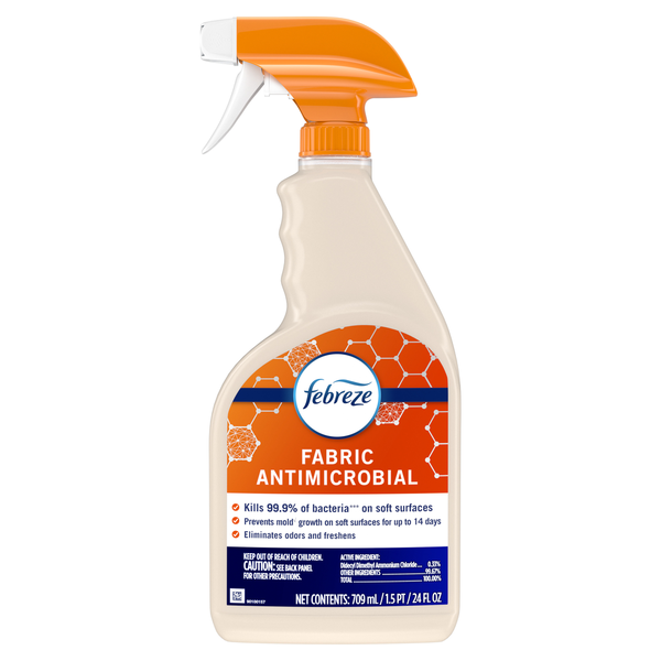 Laundry Febreze Fabric Antimicrobial Sanitizing and Odor-Eliminating Fabric Spray hero