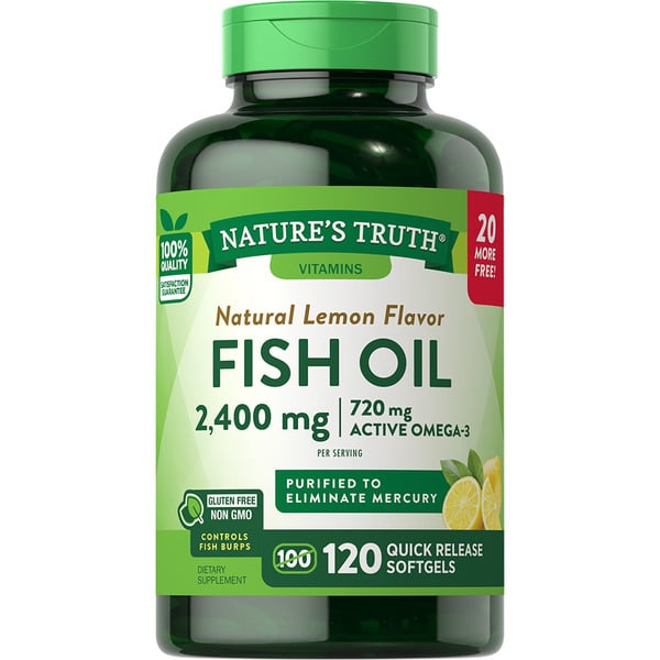 Vitamins & Supplements Nature's Truth Fish Oil Softgel hero