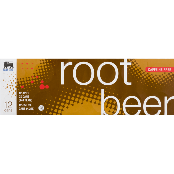 Soft Drinks Food Lion Root Beer, Box hero