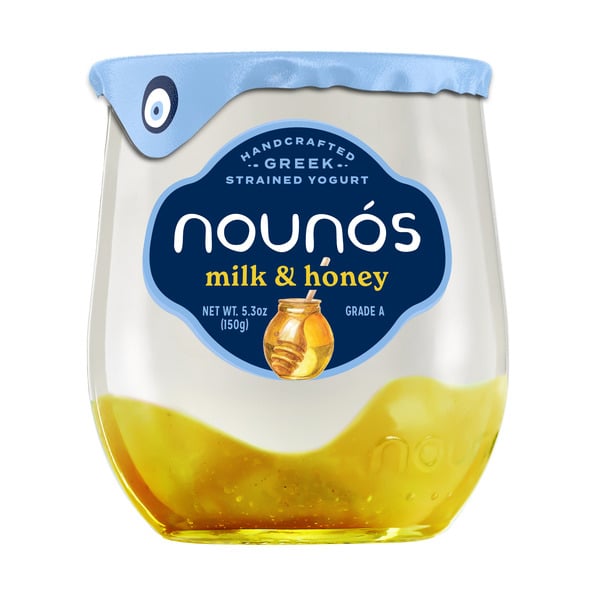 Greek Yogurt Nounós Greek Yogurt, Milk & Honey hero