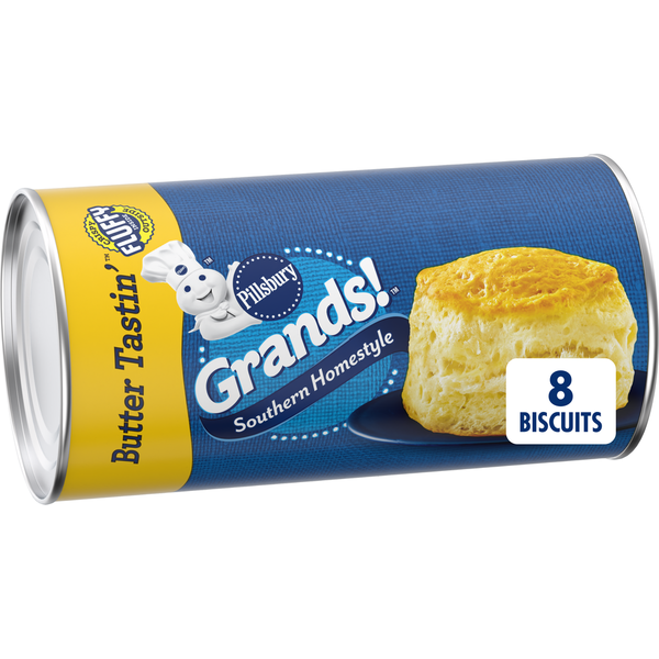 Doughs, Gelatins & Bake Mixes Pillsbury Southern Homestyle Butter Tastin' Biscuit Dough hero