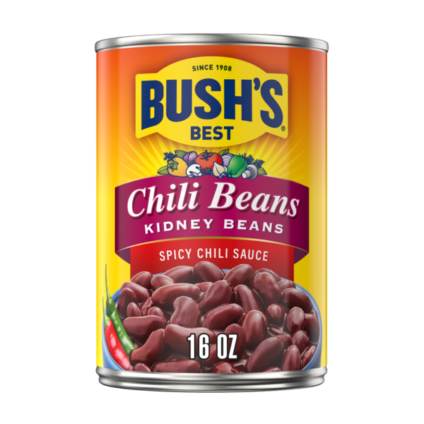 Canned & Jarred Vegetables Bush's Best Kidney Beans in a Spicy Chili Sauce hero