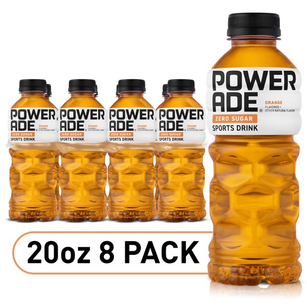 Energy & Sports Drinks POWERADE Sports Drink, Zero Sugar, Orange hero