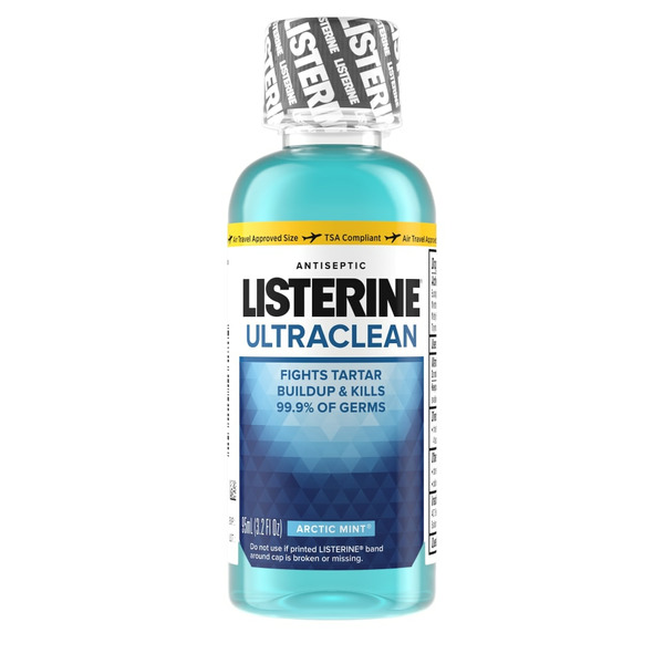 Oral Hygiene Listerine Ultraclean Antiseptic Mouthwash, Arctic Mint hero